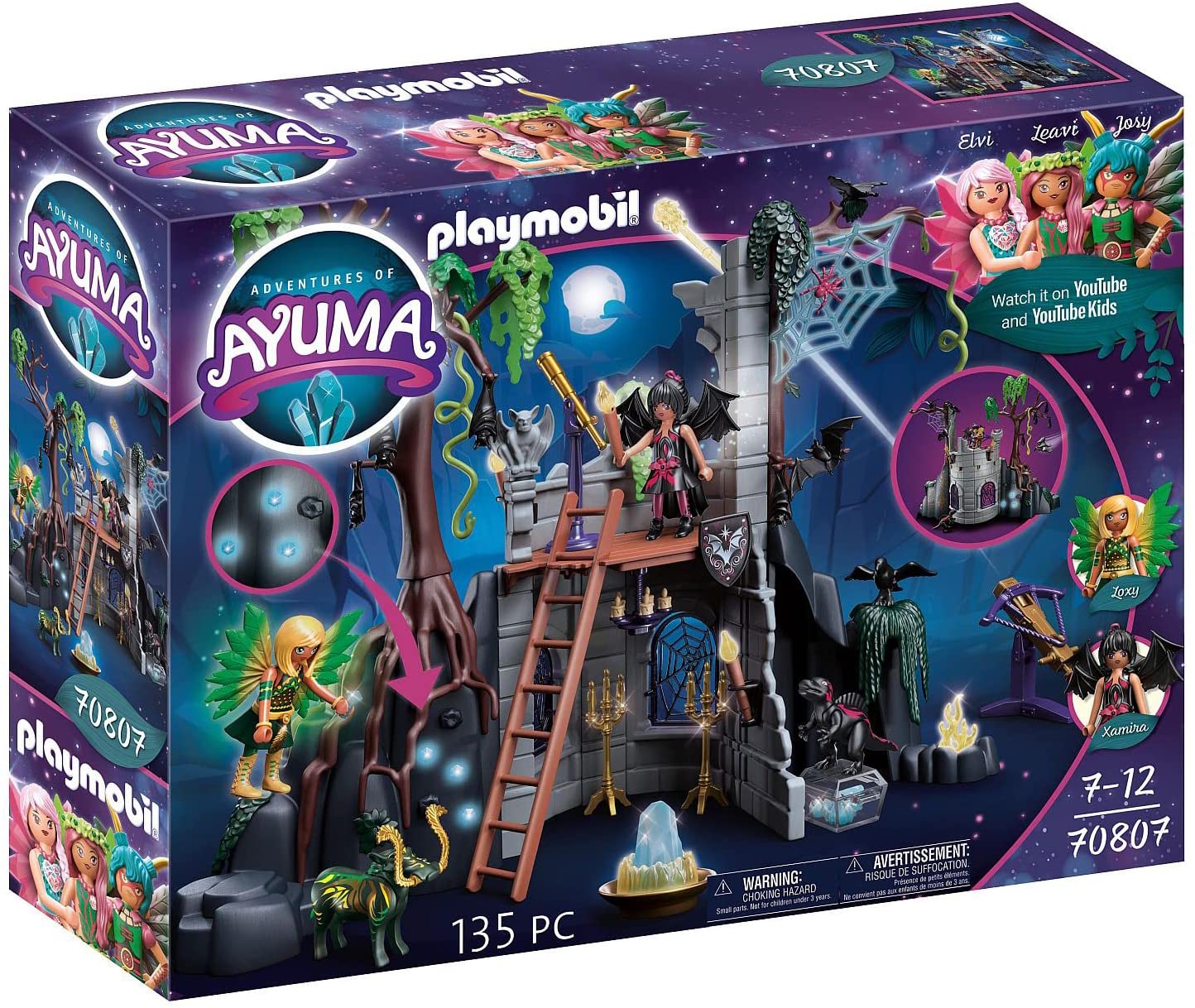 PLAYMOBIL 70807 NASCONDIGLIO DELLE BAT FAIRIES