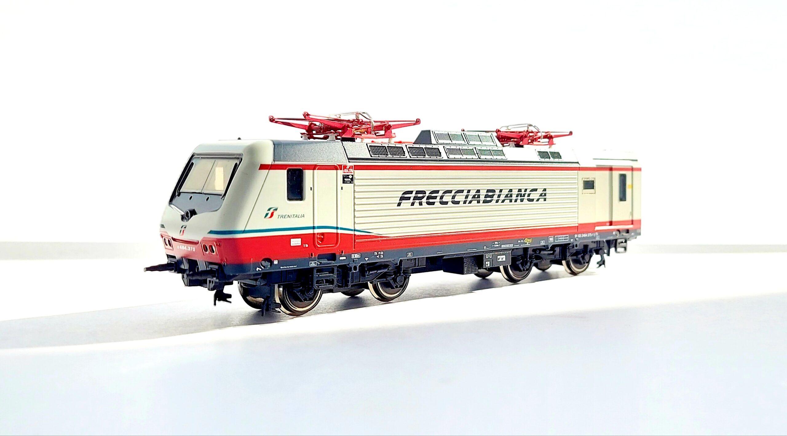 VITRAINS 2260 LOCOMOTIVA DUMMY E.464.375 IN LIVREA FRECCIA BIANCA