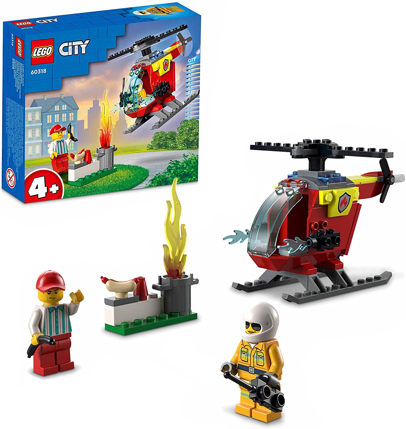 LEGO 60318 ELICOTTERO ANTINCENDIO CITY