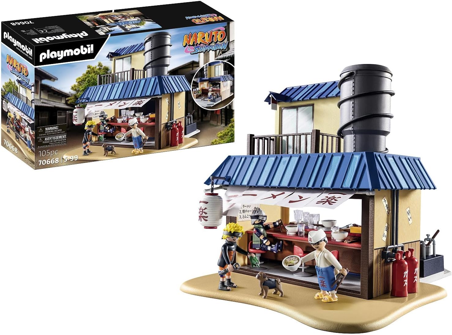 PLAYMOBIL 70668 NEGOZIO DI RAMEN ICHIRAKU - NARUTO