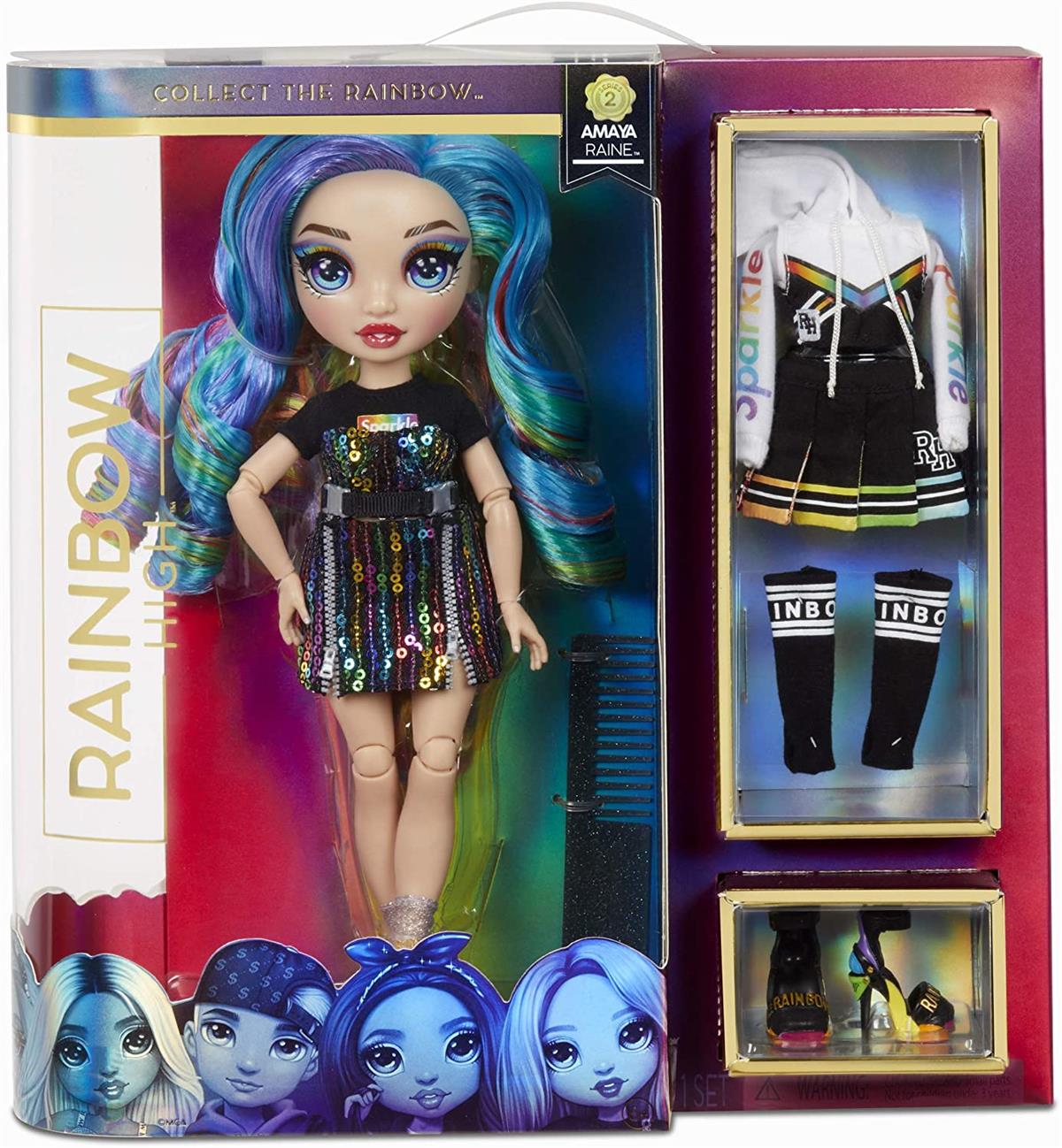 MGA 572138 RAINBOW HIGH FASHION DOLL AMAYA RAINE