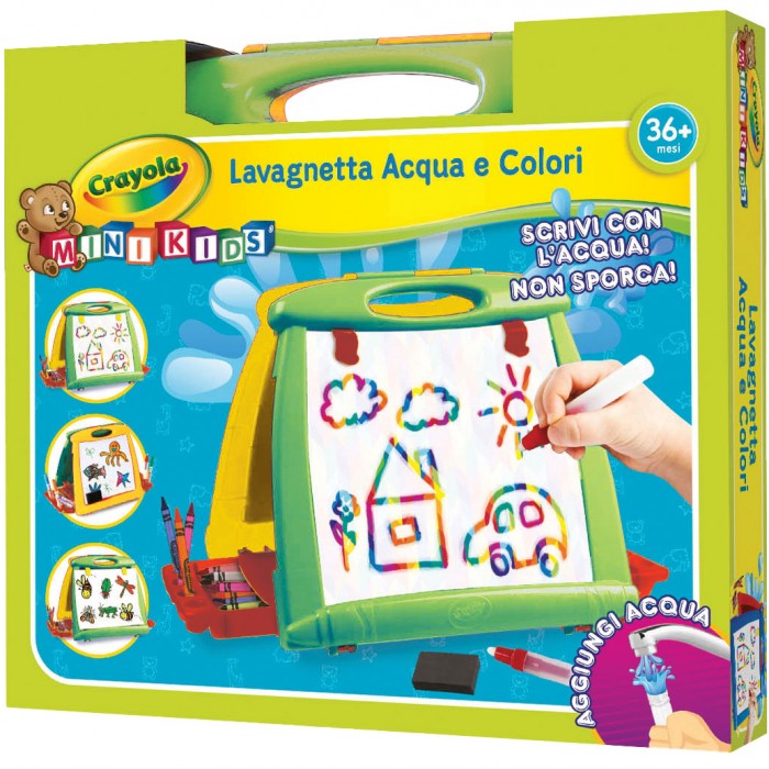 CRAYOLA 507407 LAVAGNETTA ACQUA E  COLORI MINI KIDS