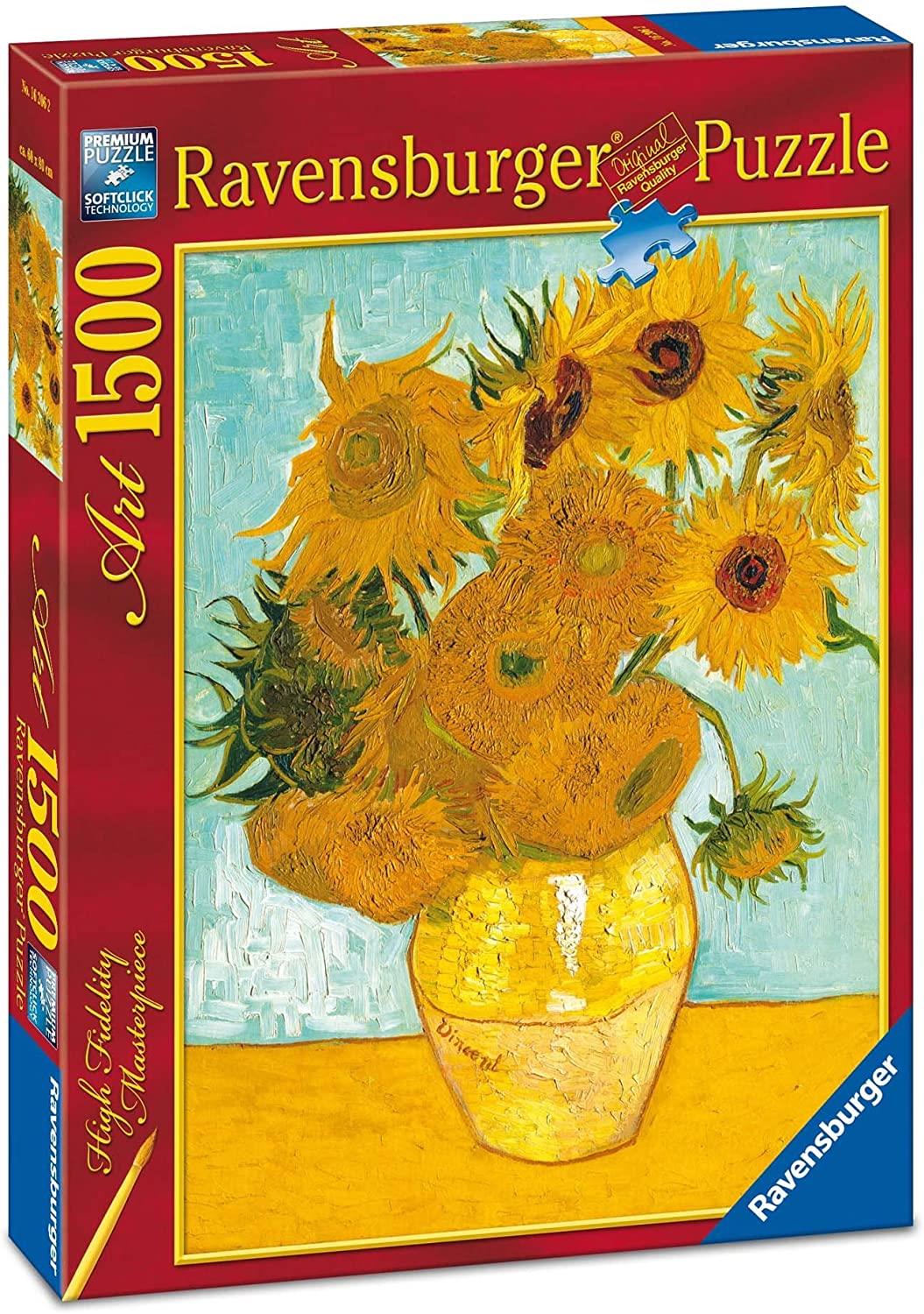 RAVENSBURGER 16206 PUZZLE DA 1500 PZ. VAN GOGH VASO DI GIRASOLI