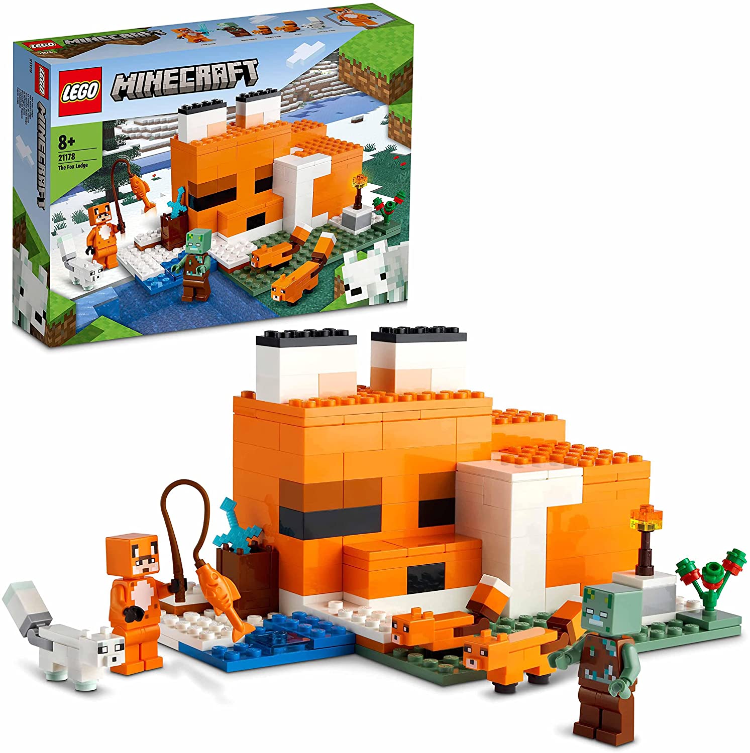 LEGO 21178 IL CAPANNO DELLA VOLPE MINECRAFT