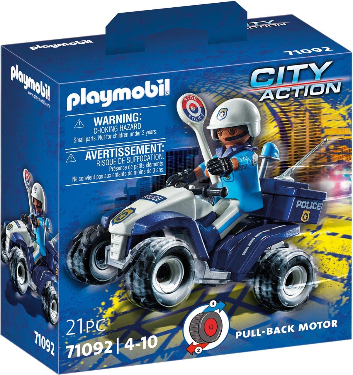 PLAYMOBIL 71092 QUAD POLICE