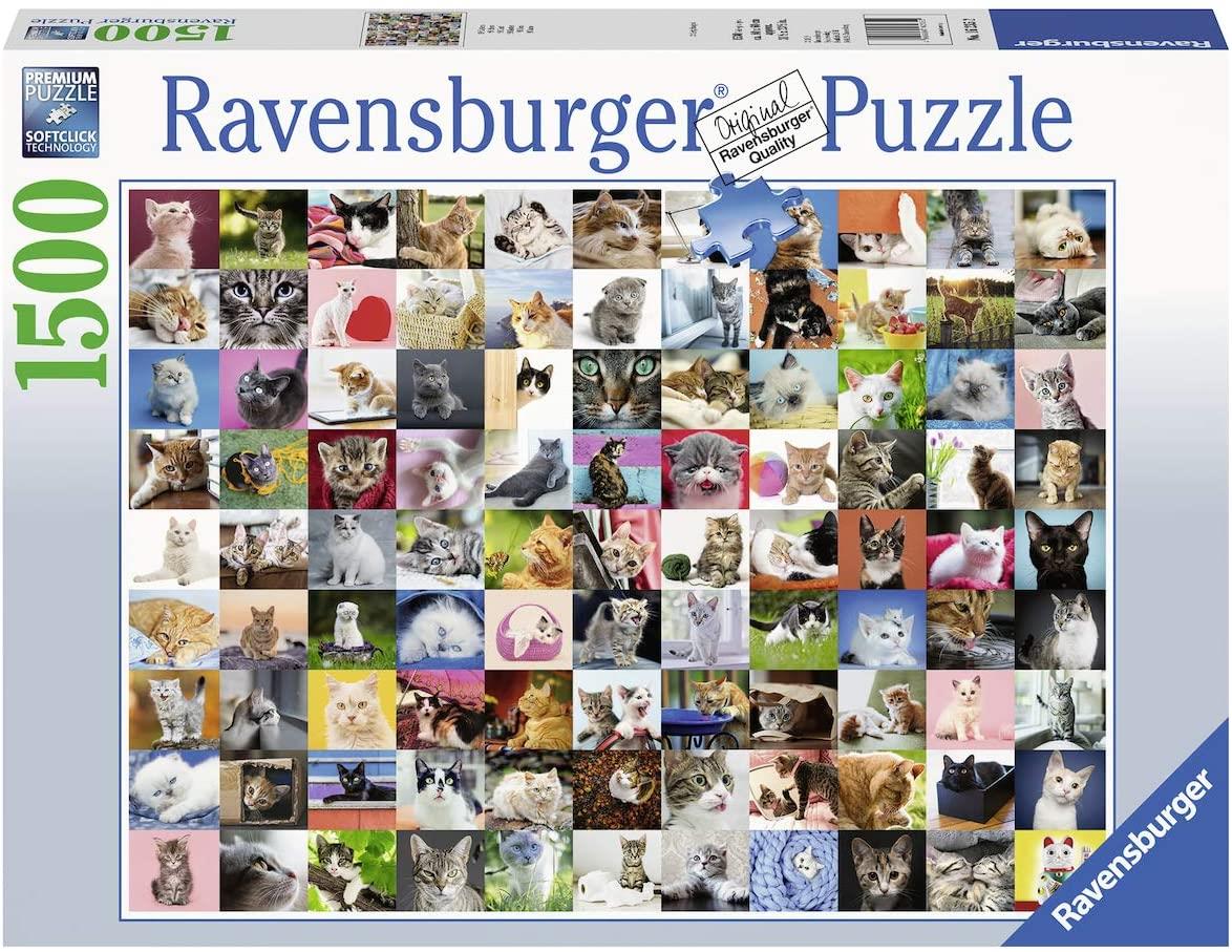 RAVENSBURGER 16235 PUZZLE DA 1500 PZ. 99 GATTI