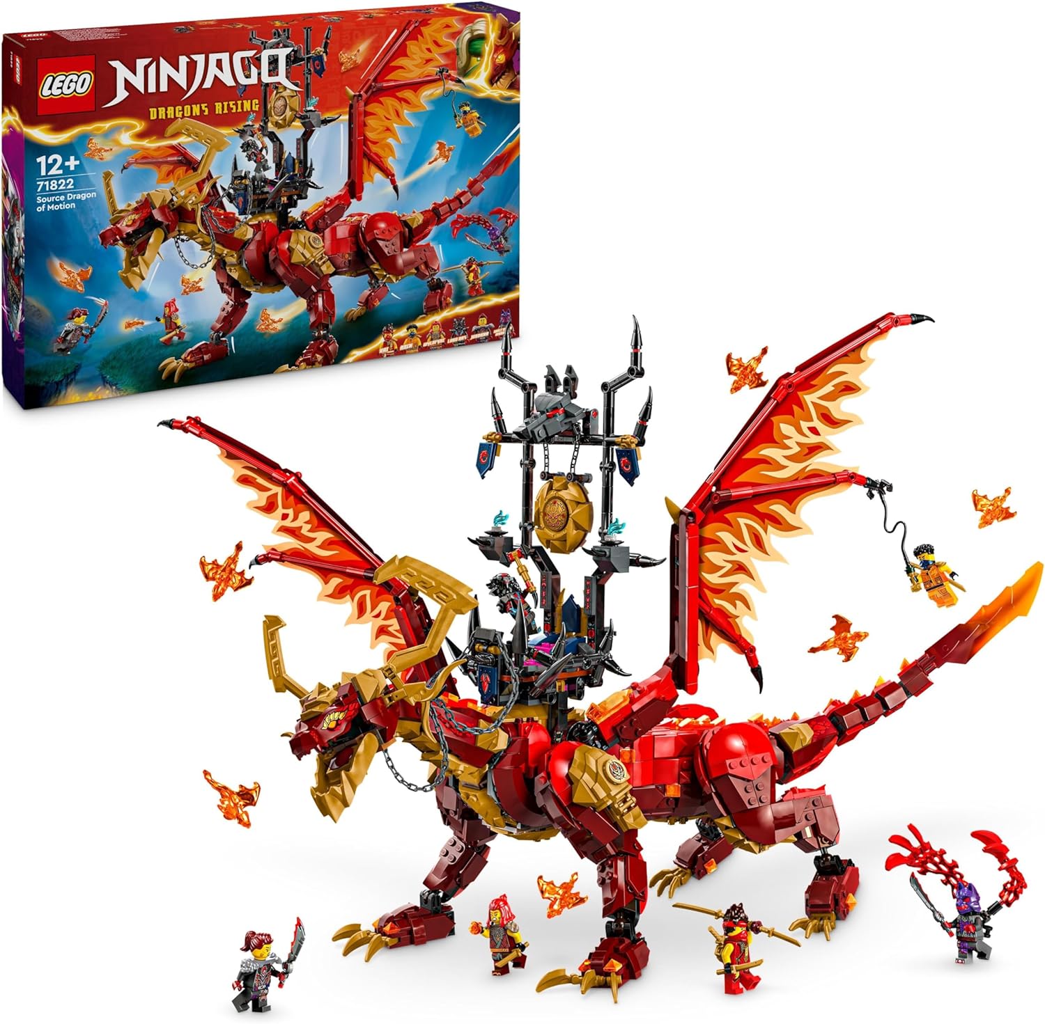 LEGO 71822 DRAGONE SORGENTE DEL MOVIEMNTO NINJAGO