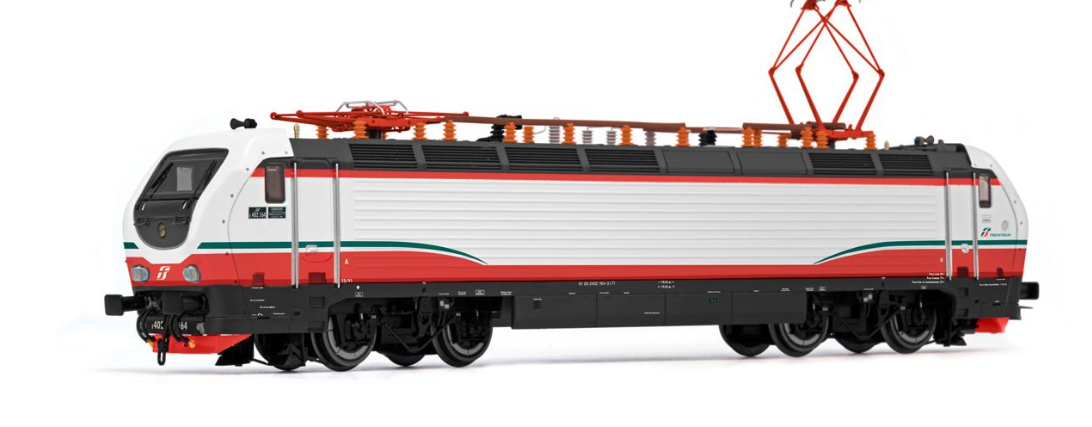 HORNBY HR2904 LOCOMOTIVA ELETTRICA E402 LIVREA FRECCIABIANCA