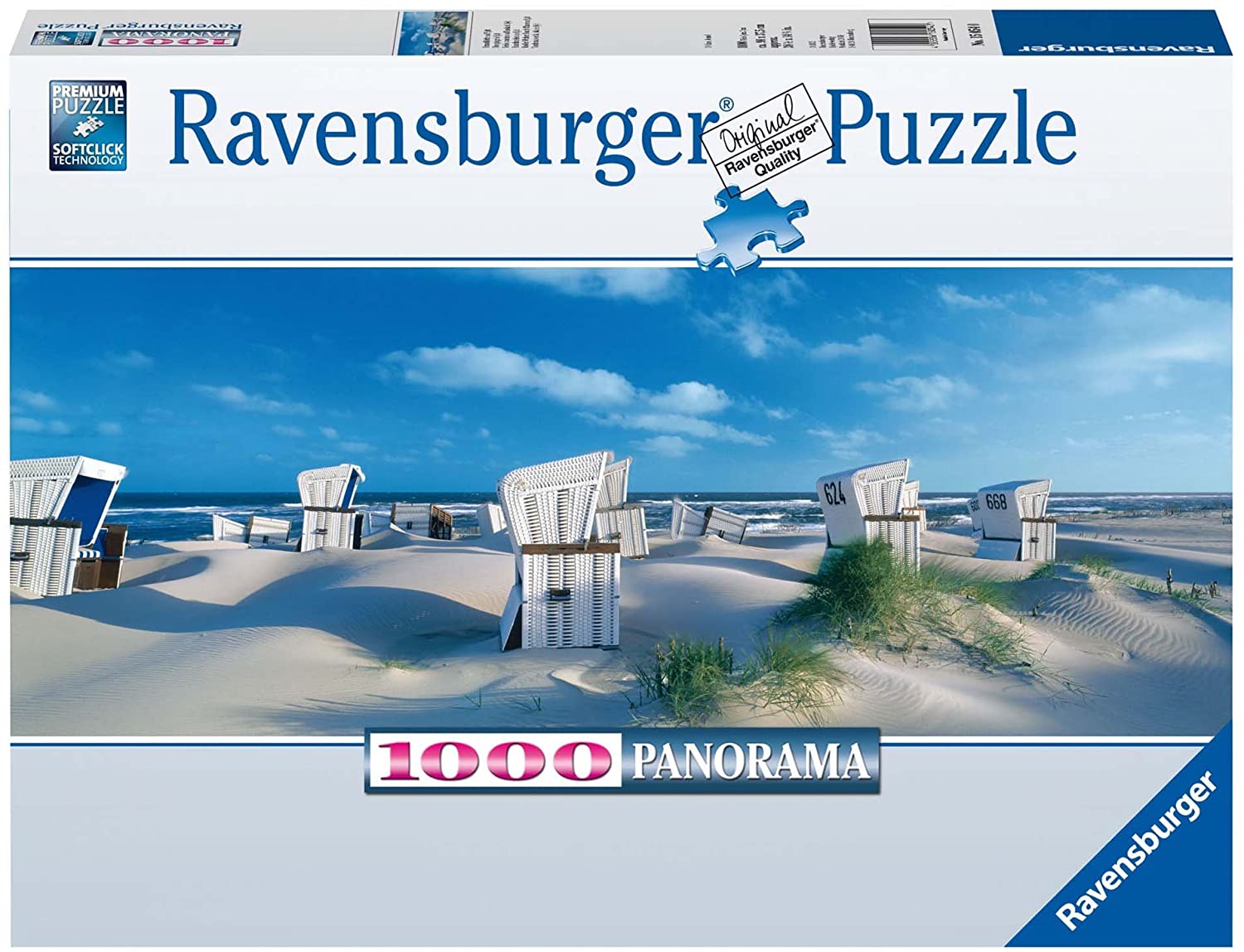 Puzzle 500 Pezzi 'Ore Serali Su Sylt' Ulmer Puzzleschmiede: Qualità Made In Germany, Paesaggio Mare Del Nord Al Tramonto, Spiaggia E Dune, Idea Regalo Per Adulti