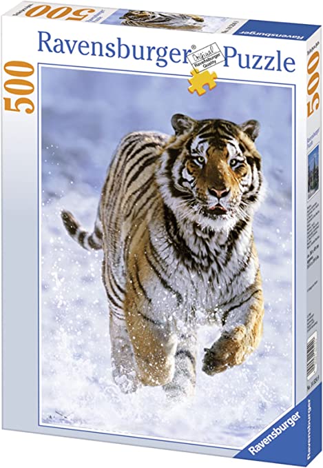 RAVENSBURGER 14475 PUZZLE DA 500 PZ TIGRE SULLA NEVE