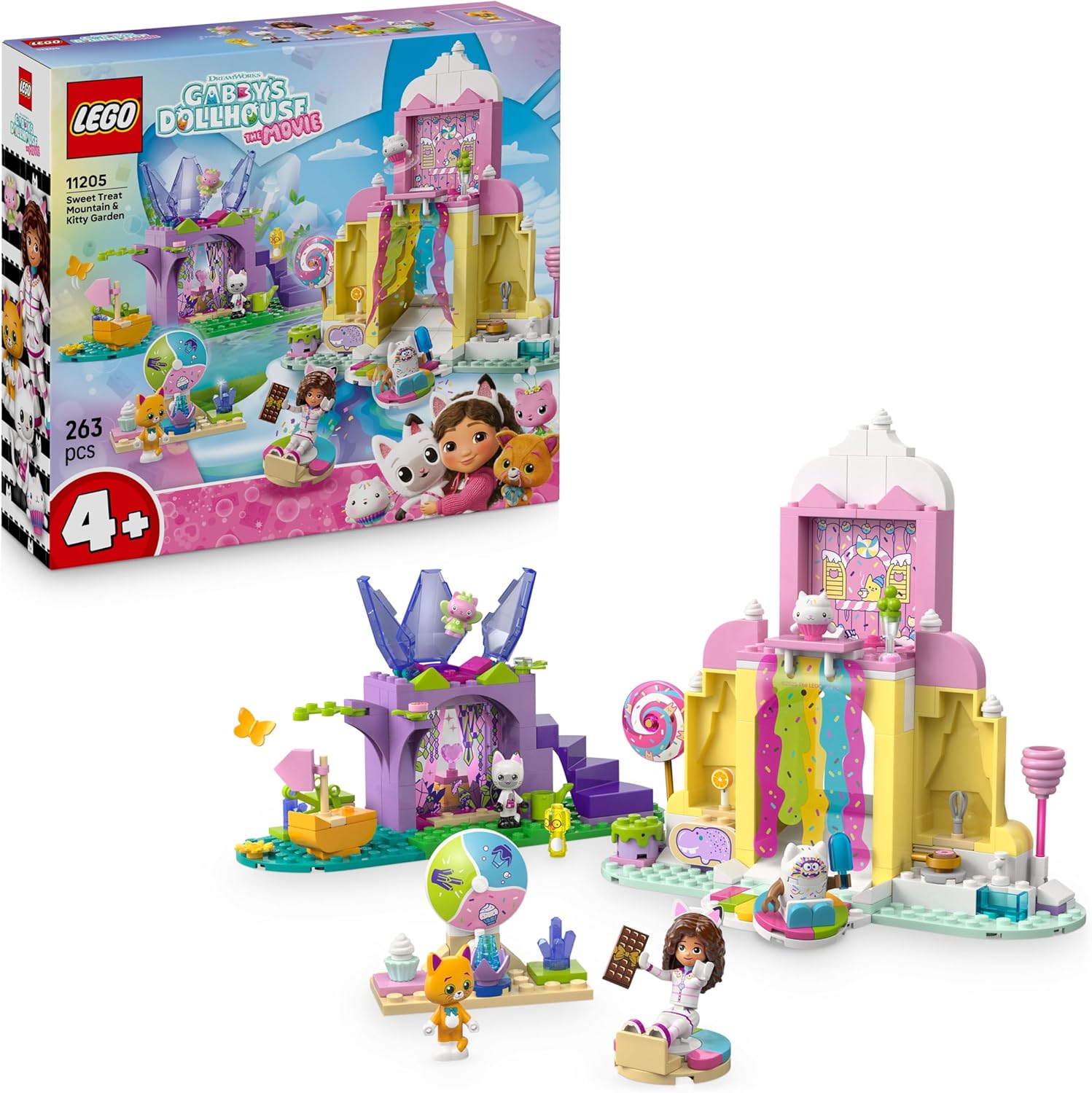 LEGO 11205 DOLCE MONTAGNA E GIARDINO DI GATTINA FATINA GABBY