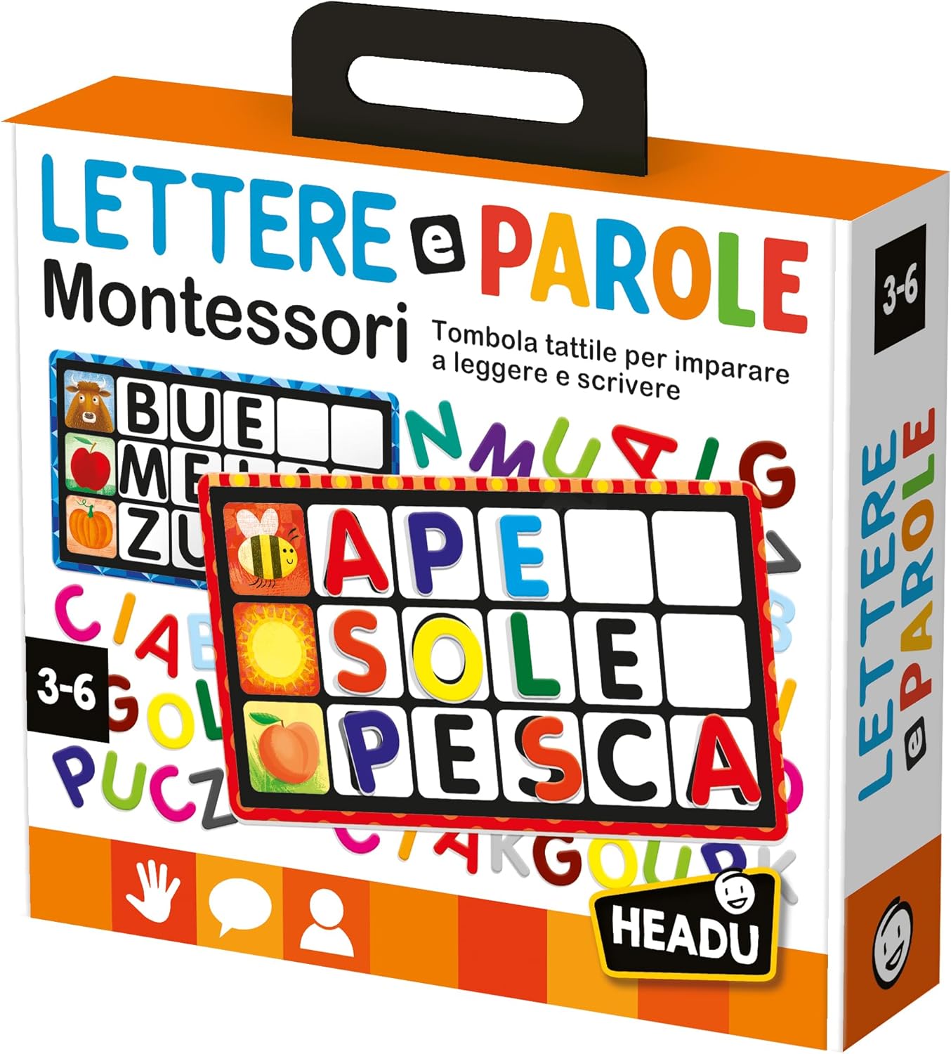 HEADU IT53870 LETTERE E PAROLE MONTESSORI