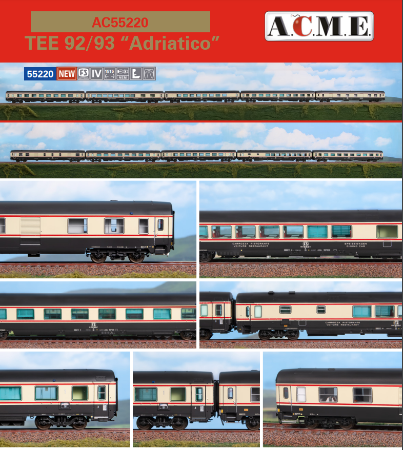 ACME 55220 SET TEE "ADRIATICO"