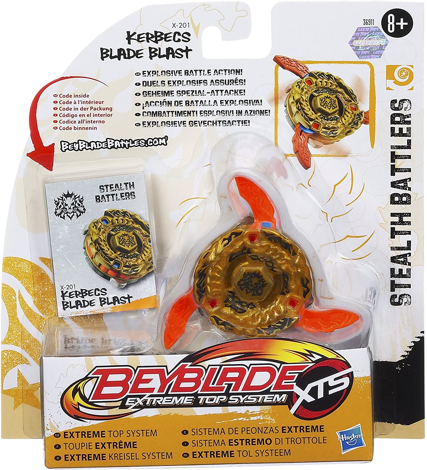 HASBRO 36911 BEYBLADE STEALTH BATTLERS KERBECS