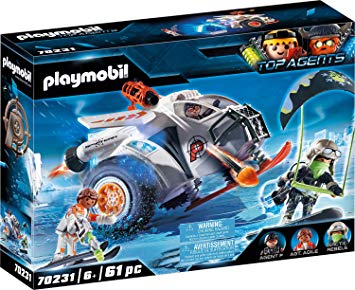 PLAYMOBIL 70231 SLITTA CORAZZARA DELLO SPY TEAM TOP AGENTS