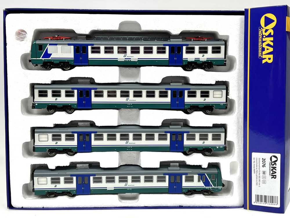 OSKAR OS2076 ELETTROMOTRICE FS Ale 582.082 + Le 763 136 + Le 763 138 + 562 048, ep. Vb, livrea XMPR