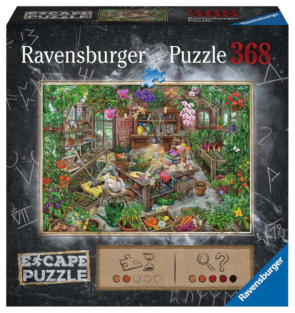 RAVENSBURGER 16530 PUZZLE 368 PZ. THE GREEN HOUSE ESCAPE THE PUZZLE