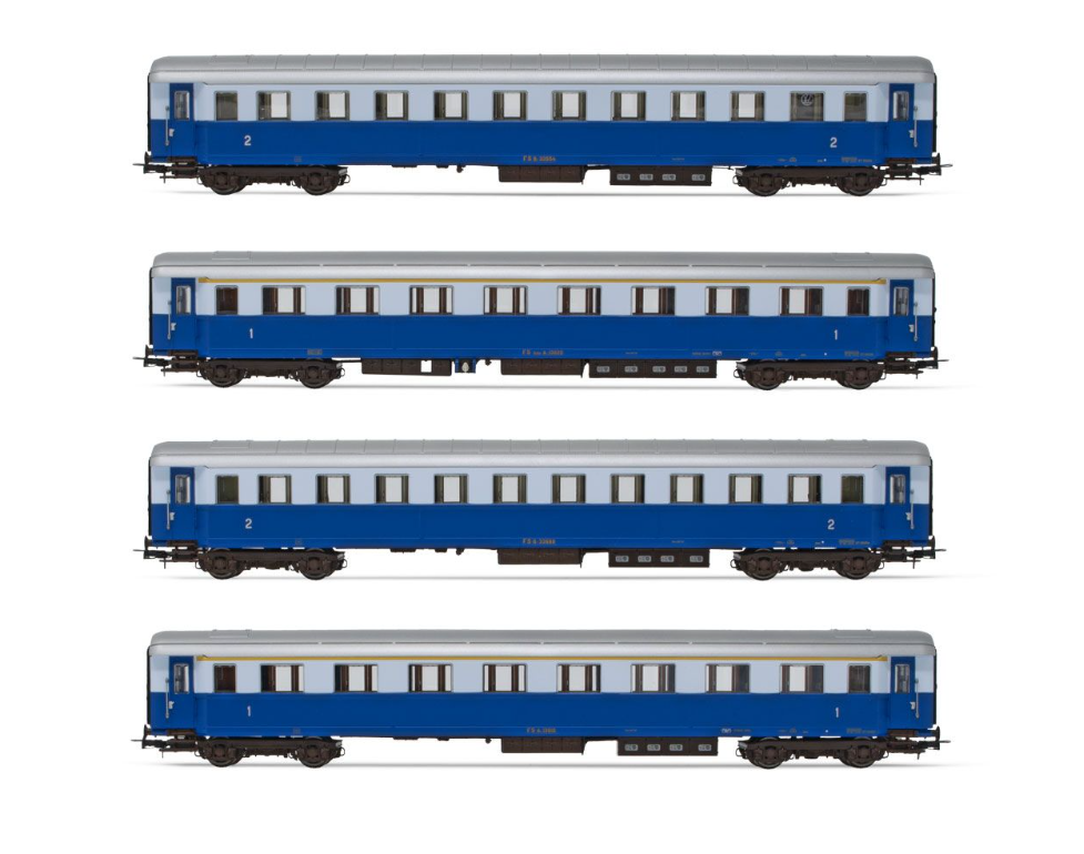 HORNBY HR4324 SET DI 4 CARROZZE "TRENO AZZURRO"