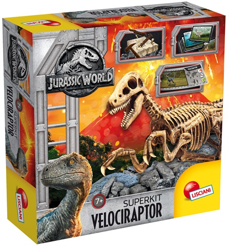 LISCIANI 68227 JURASSIC WORLD SUPER KIT VELOCIRAPTOR