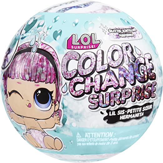 MGA 585305 LOL SURPRISE GLITTER COLOR CHANGE LIL SISTER