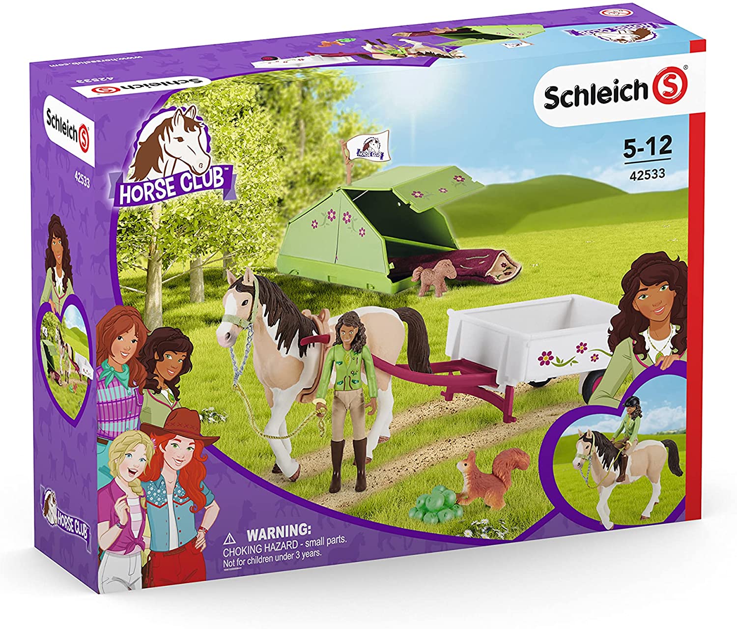 SCHLEICH 2542533 IL CAMPEGGIO DI SARAH