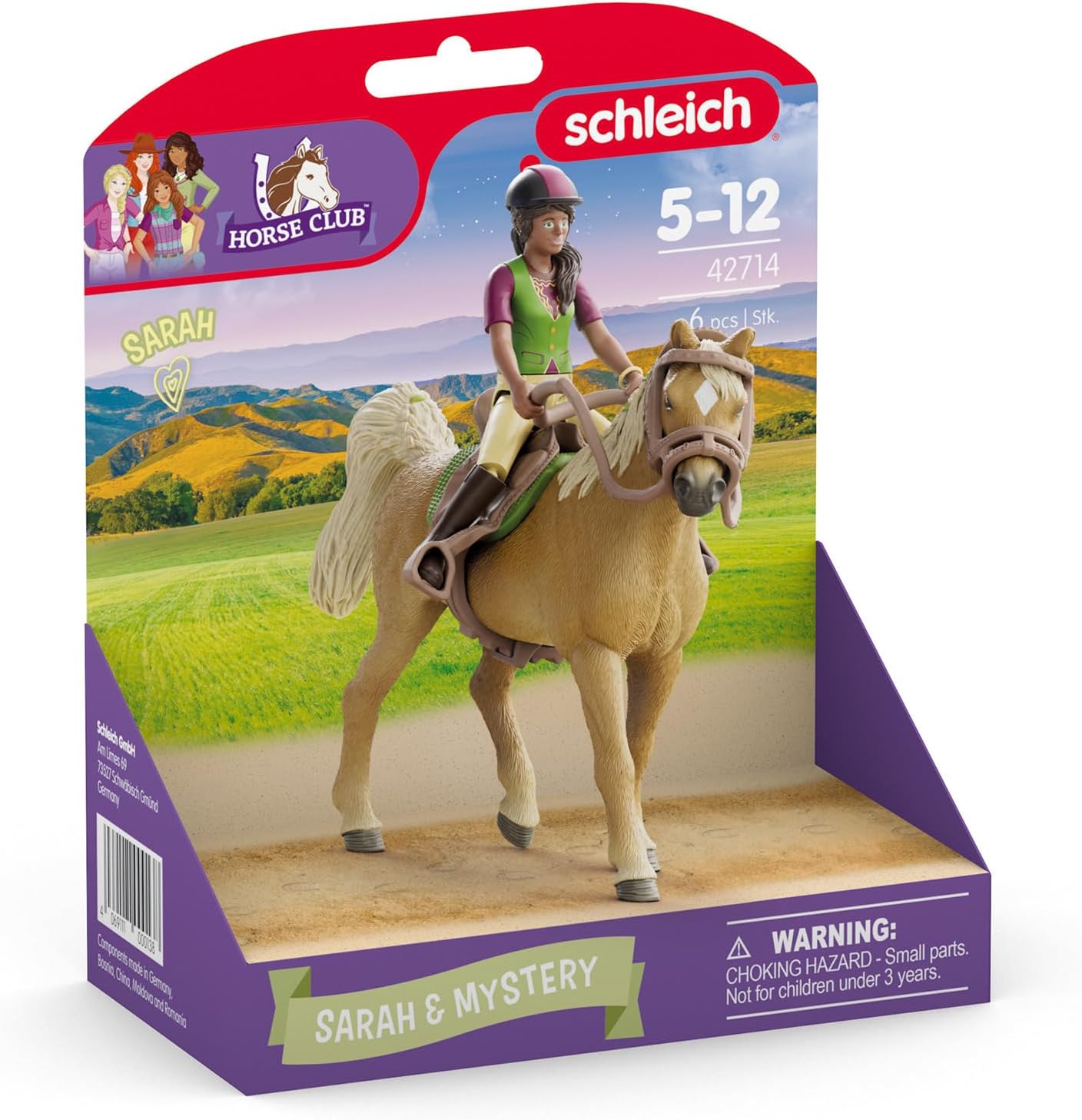 SCHLEICH 2542714 HORSE CLUB SARAH E MSIERY