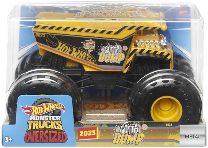 MATTEL HKM51 MONSTER TRUCK GOTTA DUMP SCALA 1/24