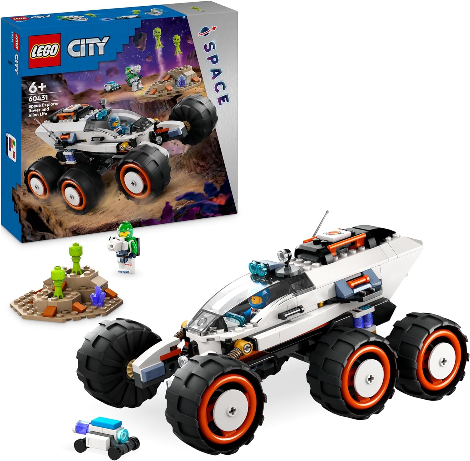 LEGO 60431 ROVER ESPLORATORE SPAZIALE E VITA  ALIENA CITY