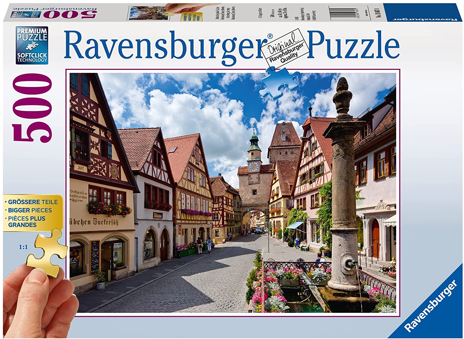 RAVENSBURGER 13607 PUZZLE DA 500 PZ. ROTHENBURG