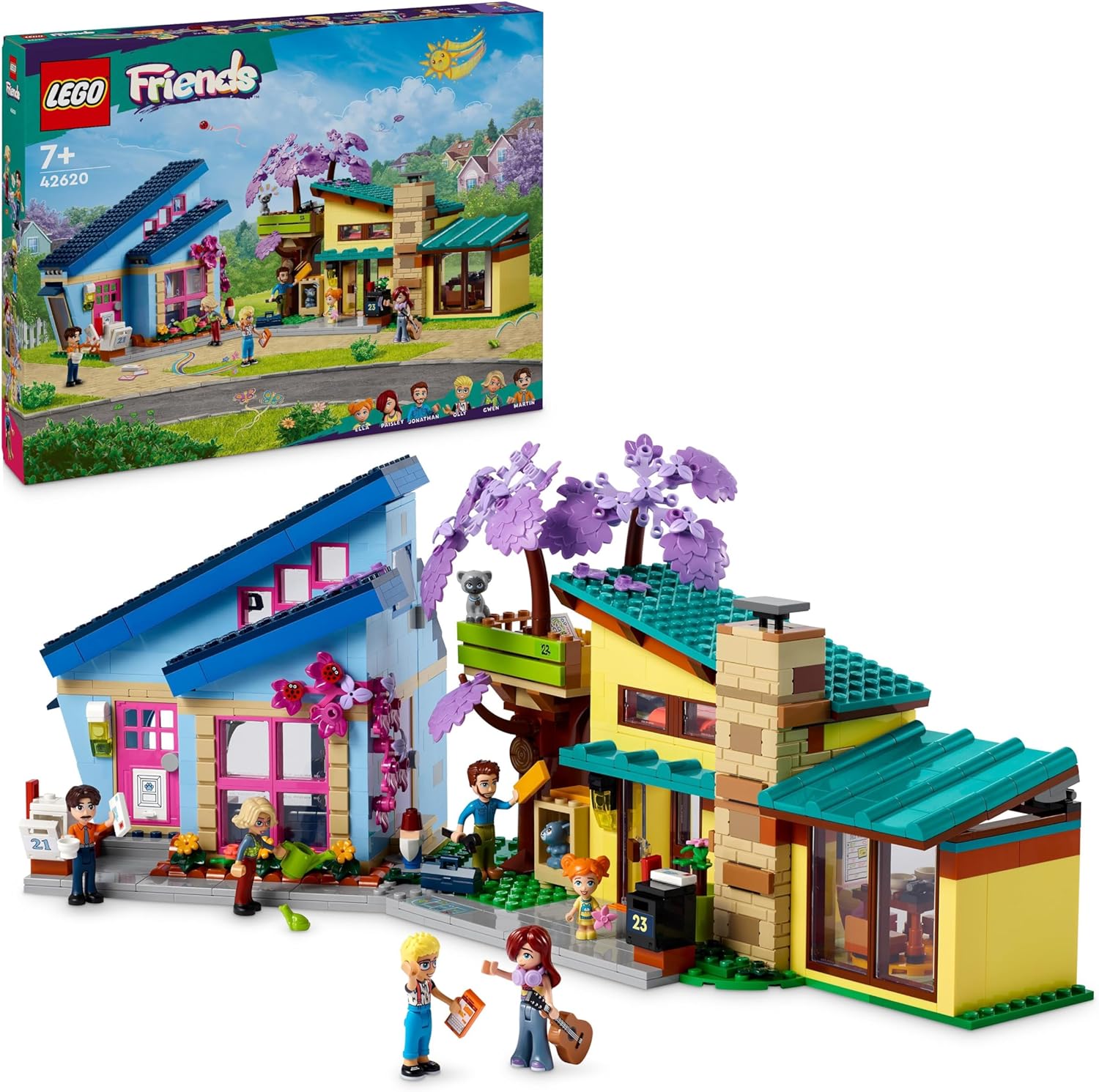 LEGO 42620 LE CASE DI OLLY E PAISLEY FRIENDS