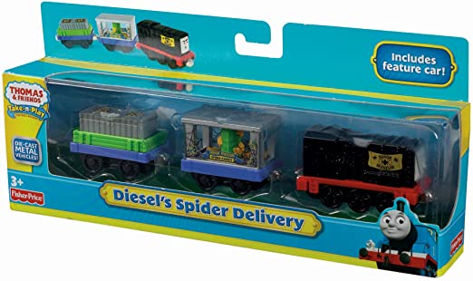 FISHER PRICE X7371 THOMAS DIESEL CONSEGNA DA RAGNO