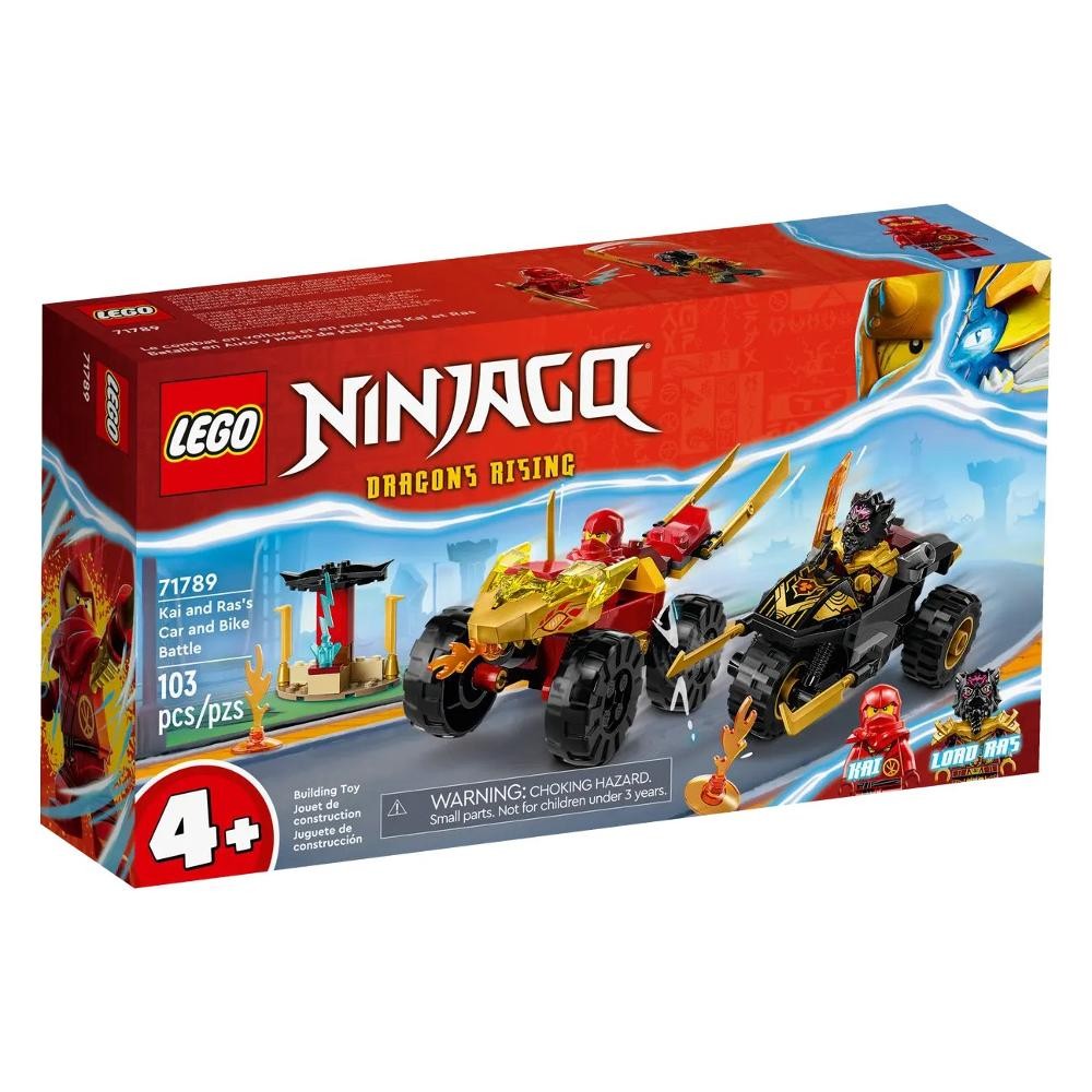 LEGO 71789 BATTAGLIA SU AUTO E MOTO DI KAI E RAS NINJAGO