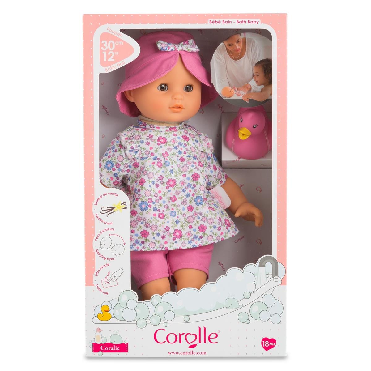 COROLLE 100340 BAMBOLA BEBE' BAIN CORAILE FLEURS DE COROLLE CM. 30