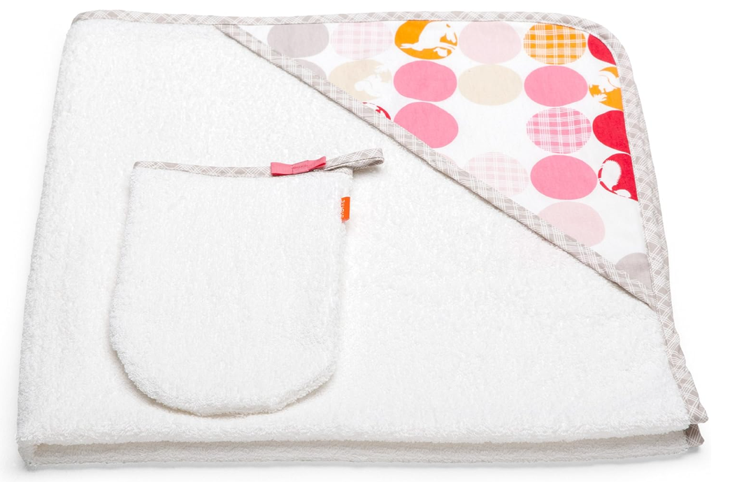 STOKKE 253701 HOODED TOWEL SILHOUETTE PINK