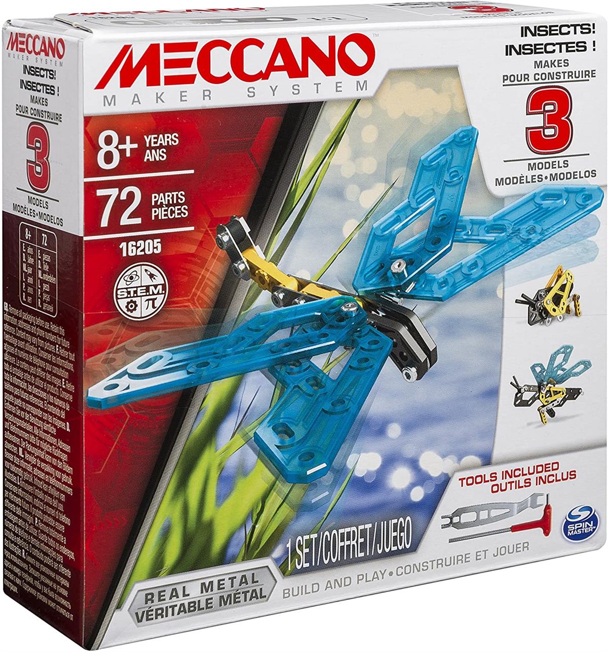 SPINMASTER 6026714 MECCANO MODELLO INSETTI