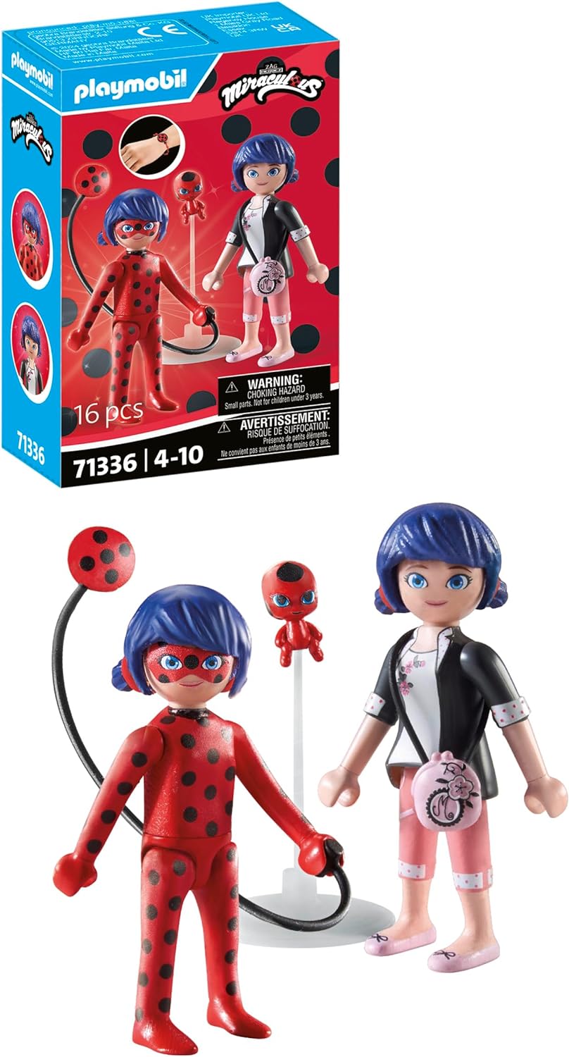 PLAYMOBIL 71336 MIRACOLOUS MARINETTE E LADYBUG