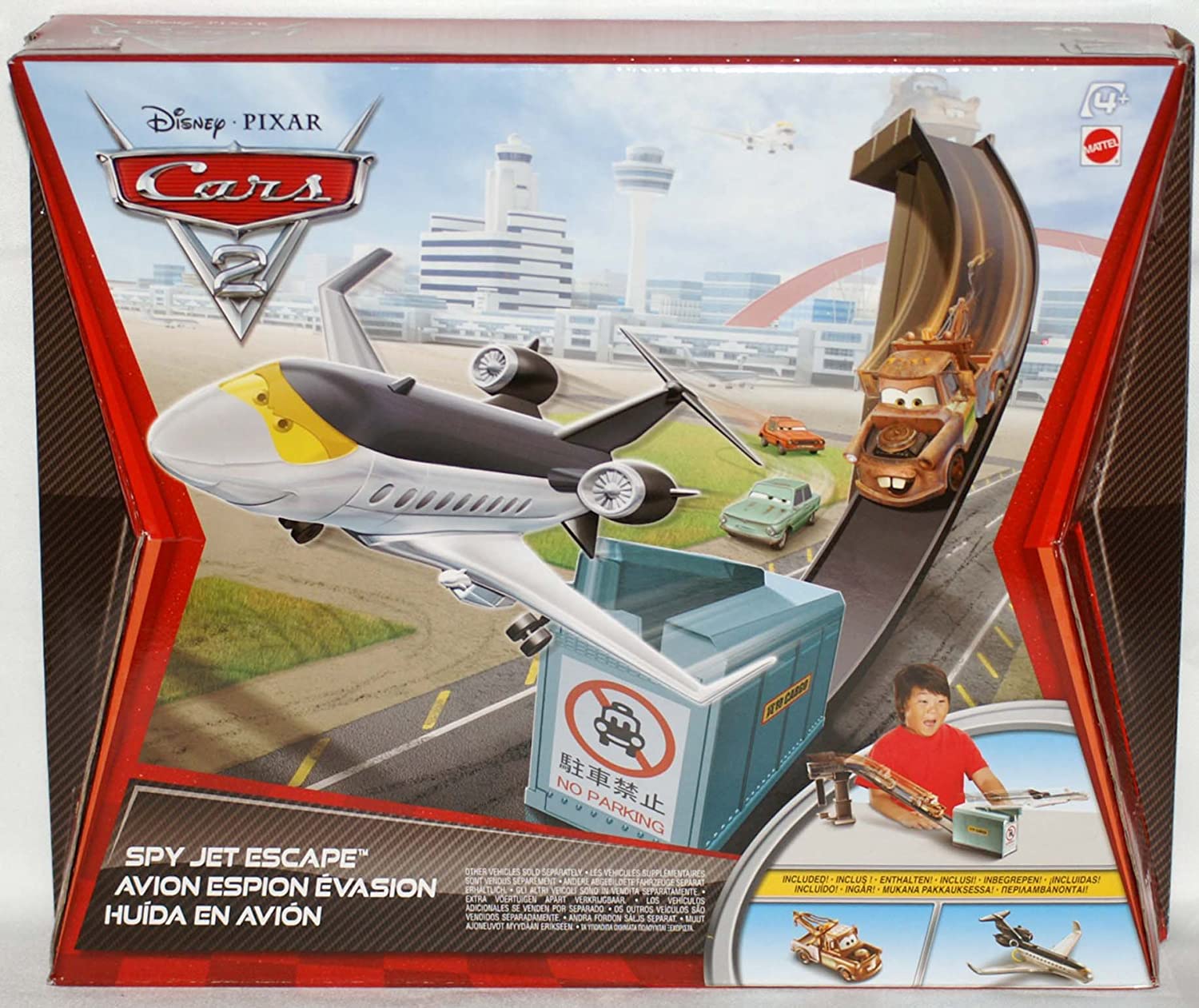 MATTEL V2865 CARS PISTA SPY JET ESCAPE