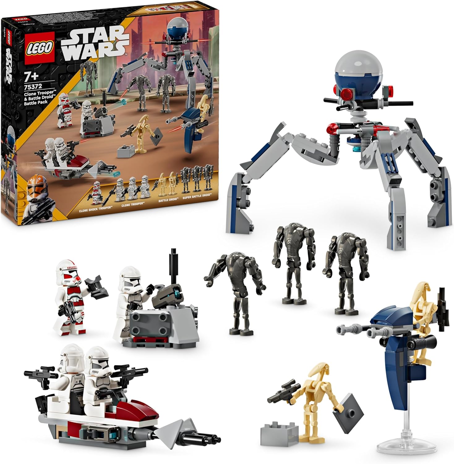 LEGO 75372 BATTLE PACK CLONE TROOPER E BATTLE DROID STAR WARS