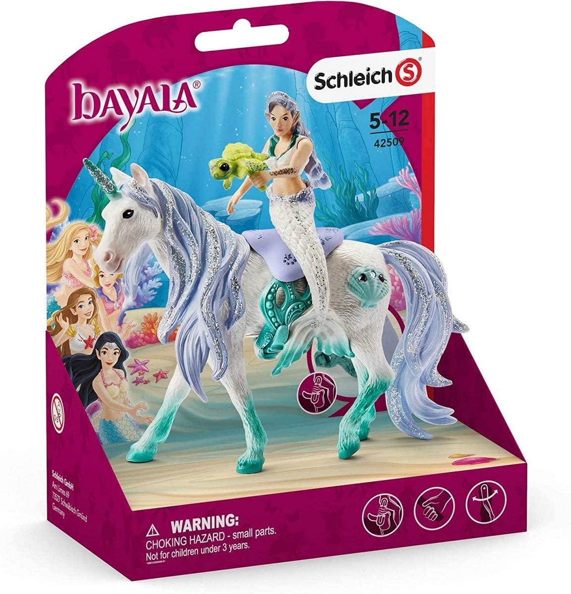 SCHLEICH 2542509 SIRENA E L'UNICORNO DEL MARE