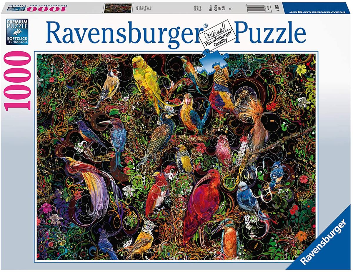 RAVENSBURGER 16832 PUZZLE DA 1000 PZ. UCCELLI D'ARTE