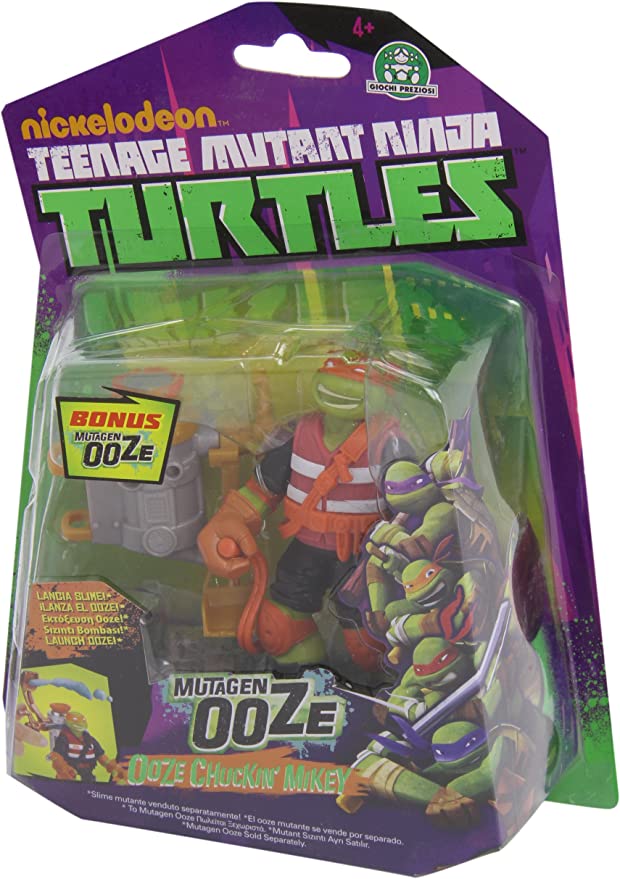 GIOCHI PREZIOSI 93800 TURLTES PERSOANGGIO BASE MUTAGEN MICHELANGELO