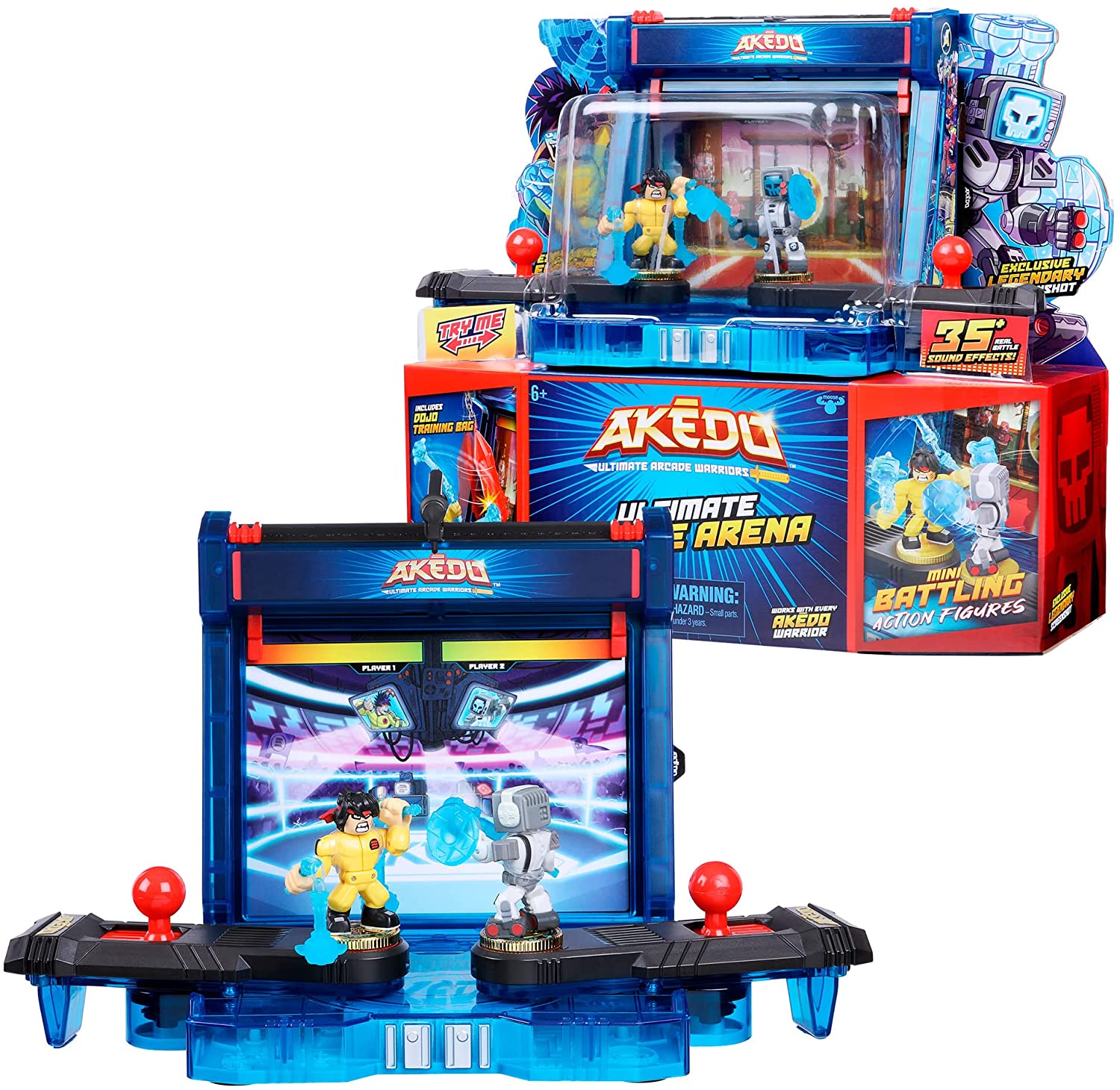 GIOCHI PREZIOSI AKE02000 AKEDO ARENA PLAYSET C/2 PERSONAGGI