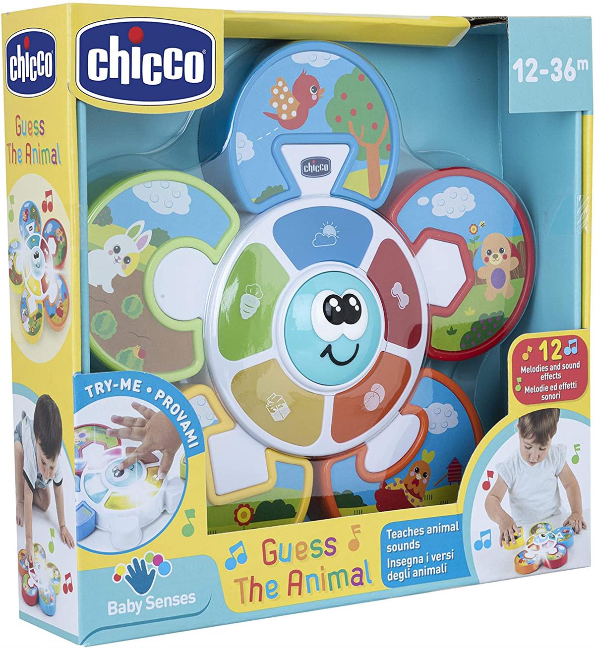 CHICCO 10602 CENTRO ATTIVITÀ INDOVINA L'ANIMALE