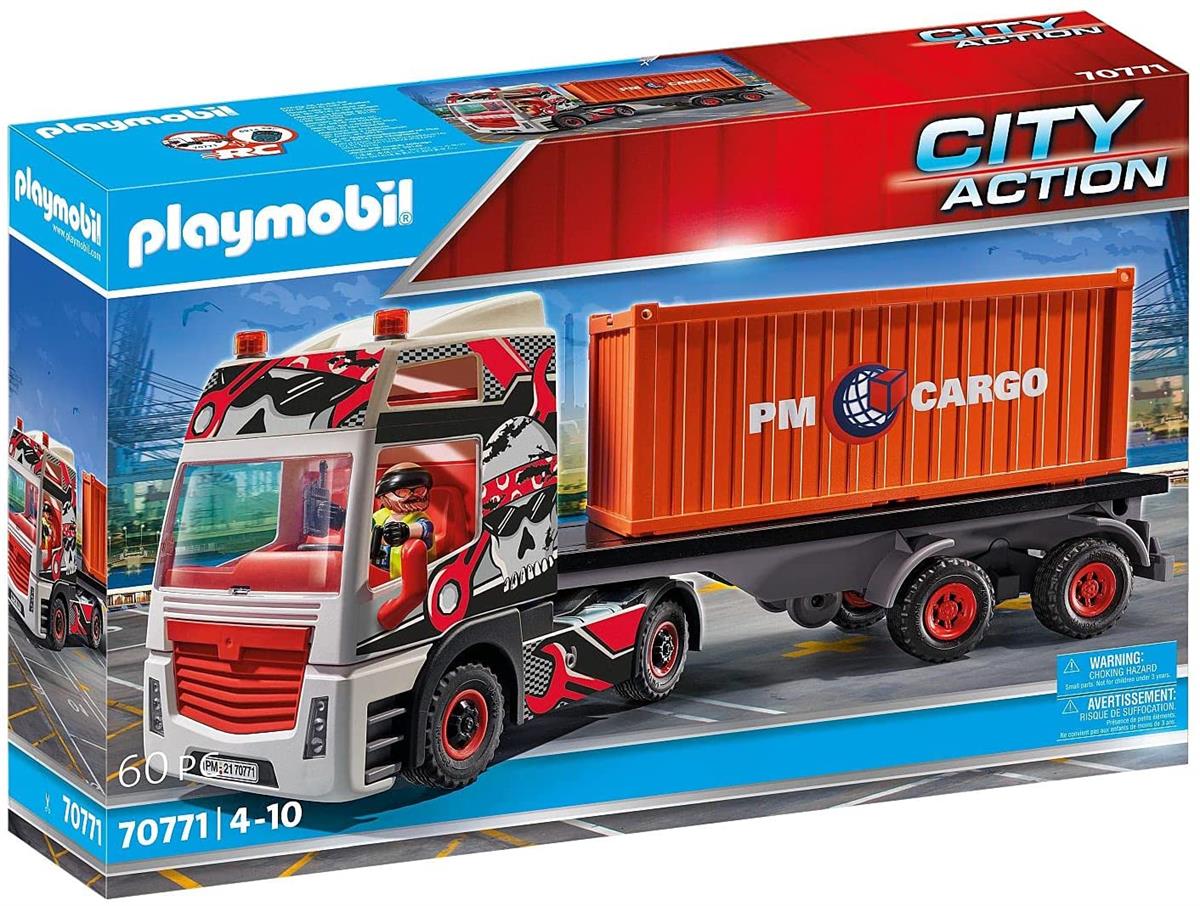 PLAYMOBIL 70771 MOTRICE CON CONTAINER