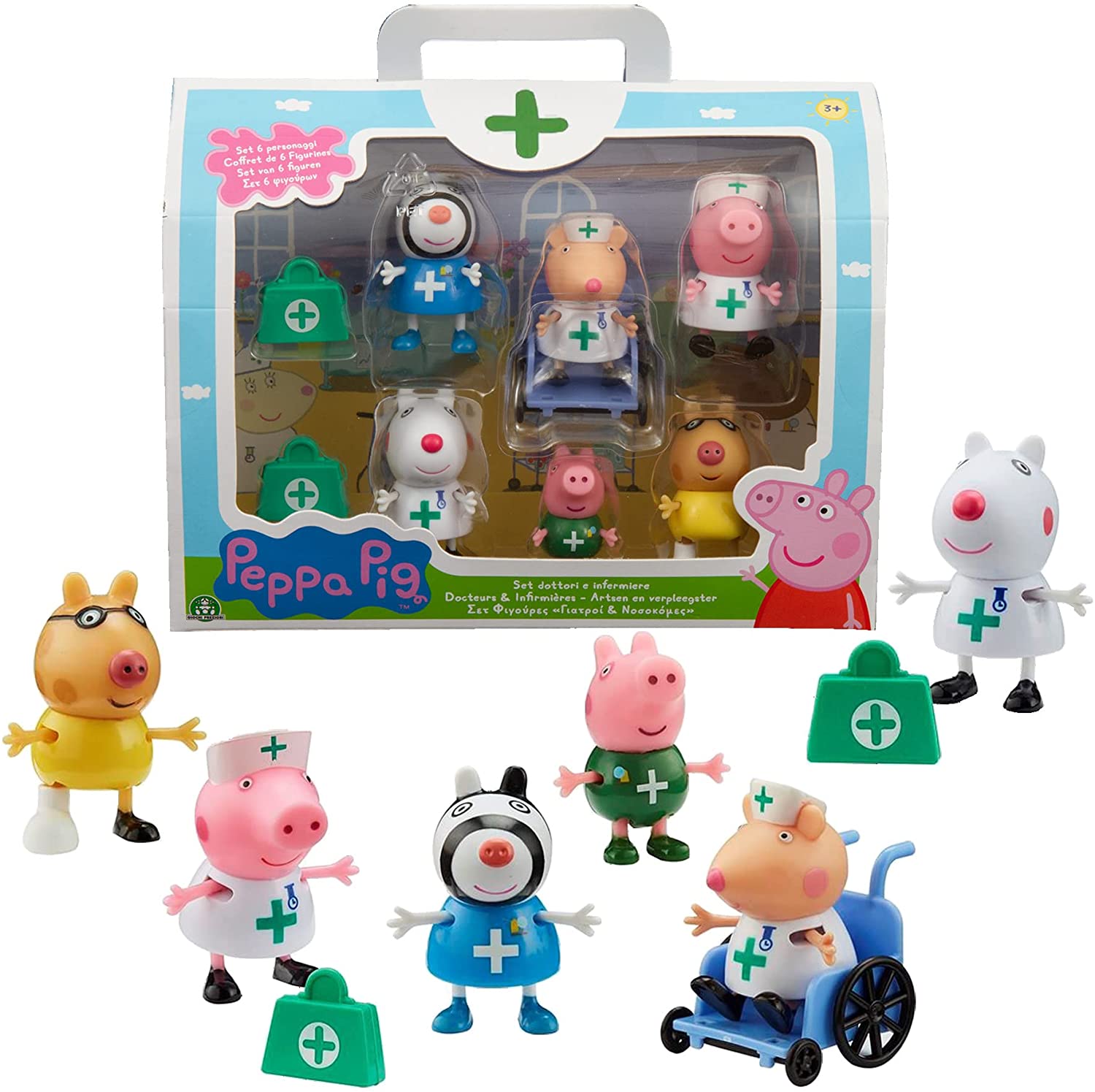 GIOCHI PREZIOSI PPC95000 PEPPA PIG SET DOTTORI E INFRMIERE