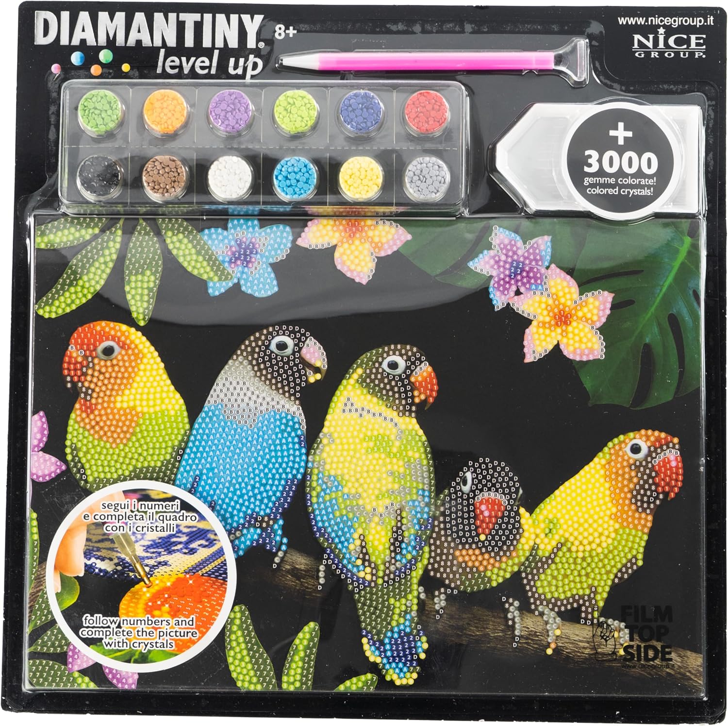 NICE 96210 DIAMANTINY LEVEL UP WILD LOVEBIRDS