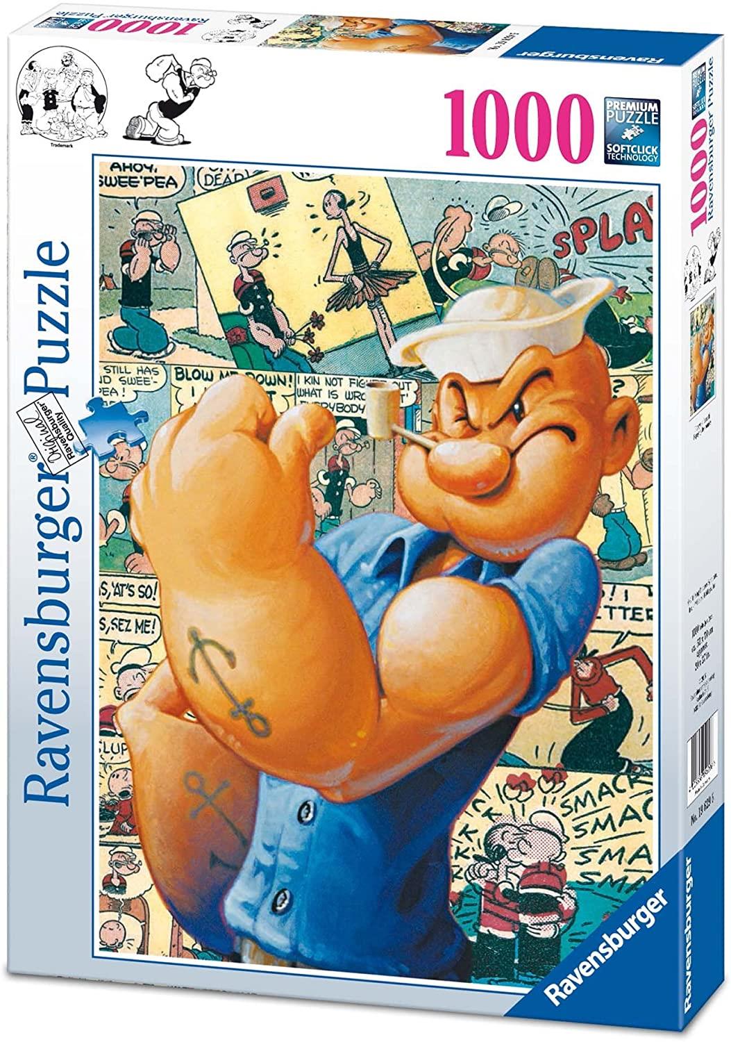 RAVENSBURGER 19629 PUZZLE DA 1000 PZ. POPEYE A FUMETTI