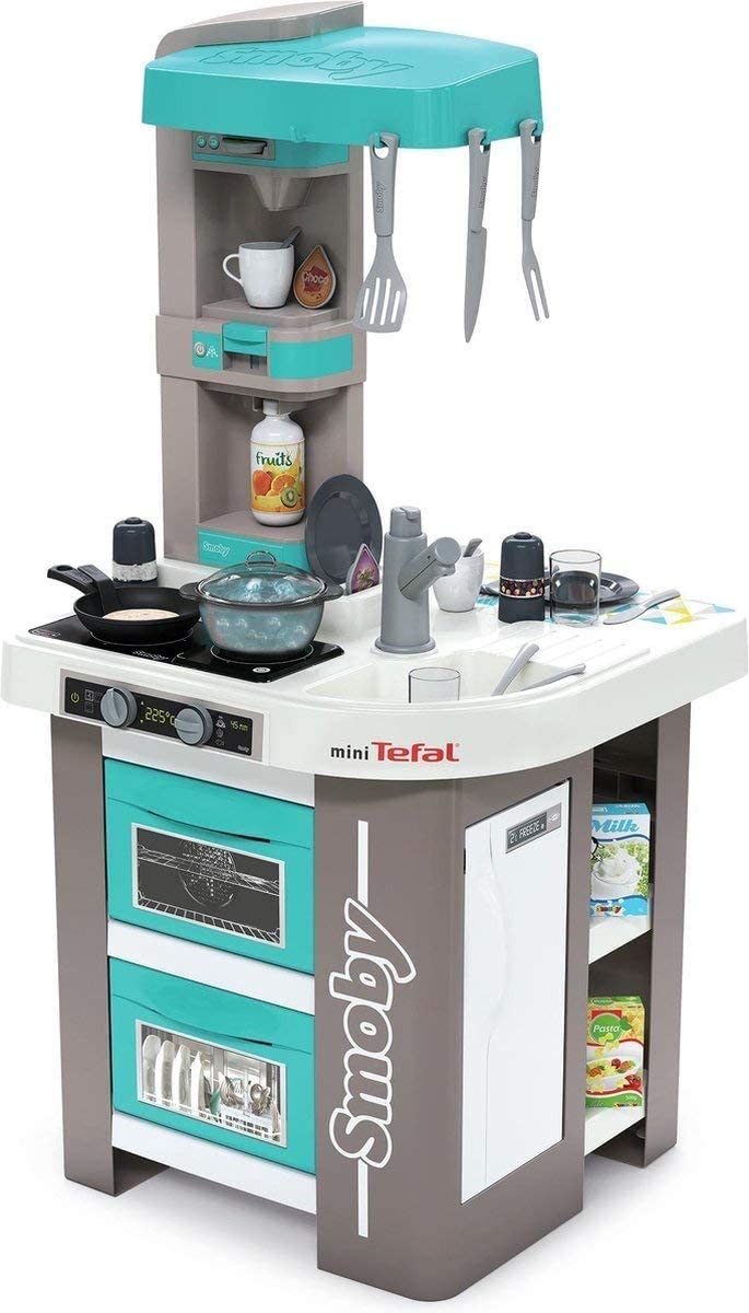 SMOBY 7600311043 TEFAL CUCINA STUDIO BUBBLE AZZURRA