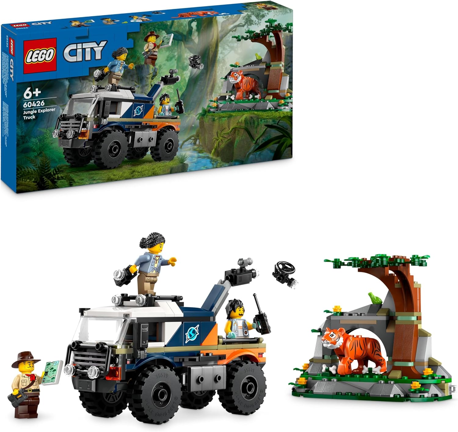 LEGO 60426 FUORISTRADA DELL'ESPLORATORE DELLA GIUNGLA CITY