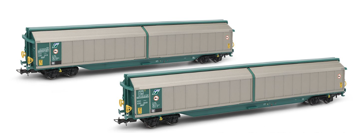 HORNBY HR6598 FS SET 2 CARRI A PARETI SCORREVOLI